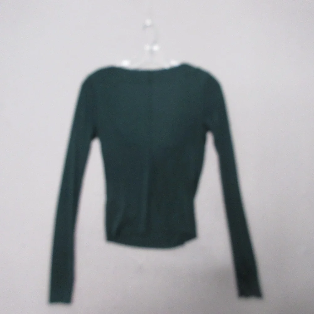 Intimately Free People Top S Green Cowl Neck 90s Drape Whimsigoth Boho Fitted